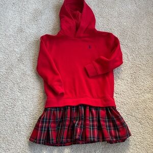 Polo Ralph Lauren hooded holiday dress
